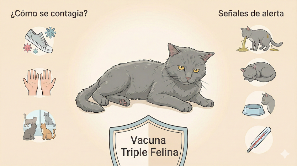 Cómo se contagia la Panleucopenia felina